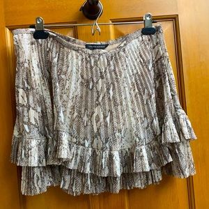 NWT banana republic snakeskin mini skirt